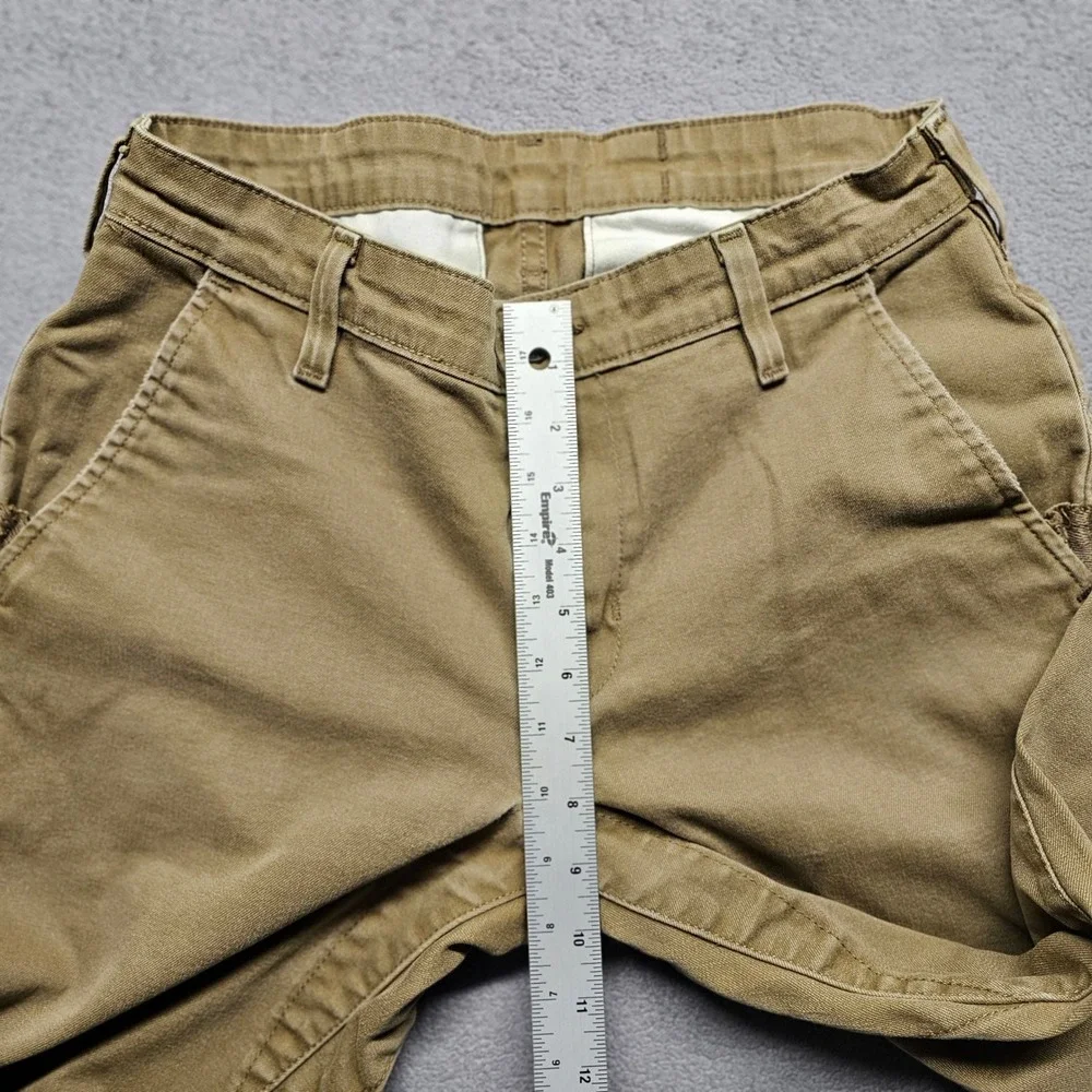 Levi's Chino Pants Mens 32x30 Tan Stretch Slash Pockets Straight Leg Outdoor‎